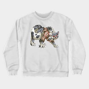 WereCat: Grey Bicolor Tabby Crewneck Sweatshirt